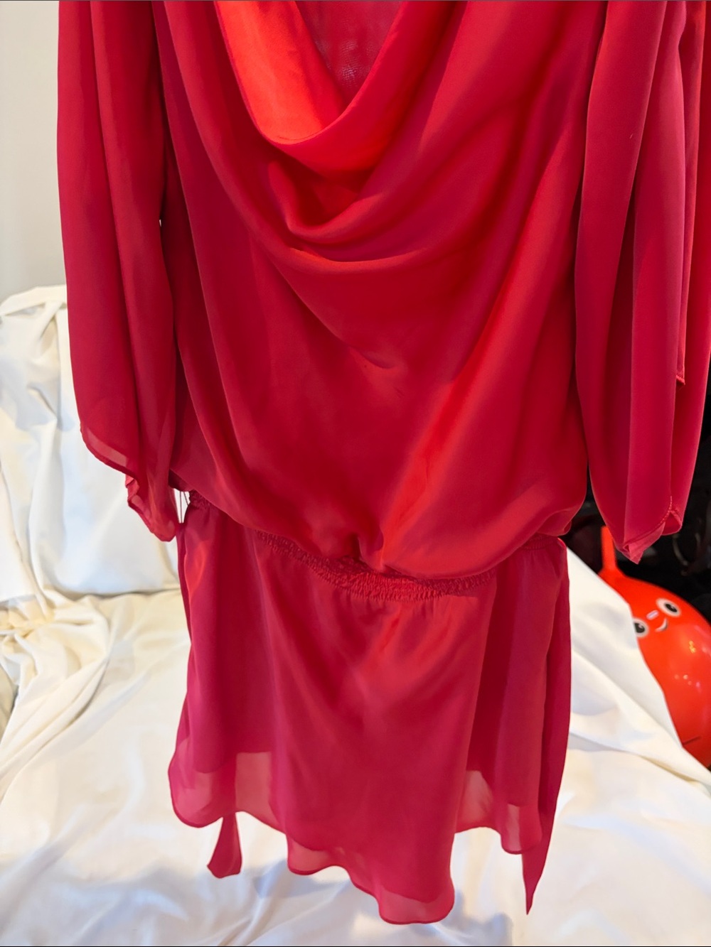 White House Black Market Red Dress - Picture 2 of 12